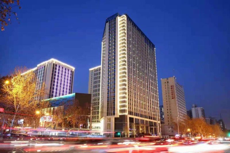 Colorful Outdoor Hotel Building Lighting by LED Wall Washer Lighting
