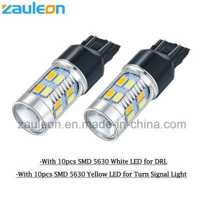 T20 7443 White/Amber LED Automotive Bulb