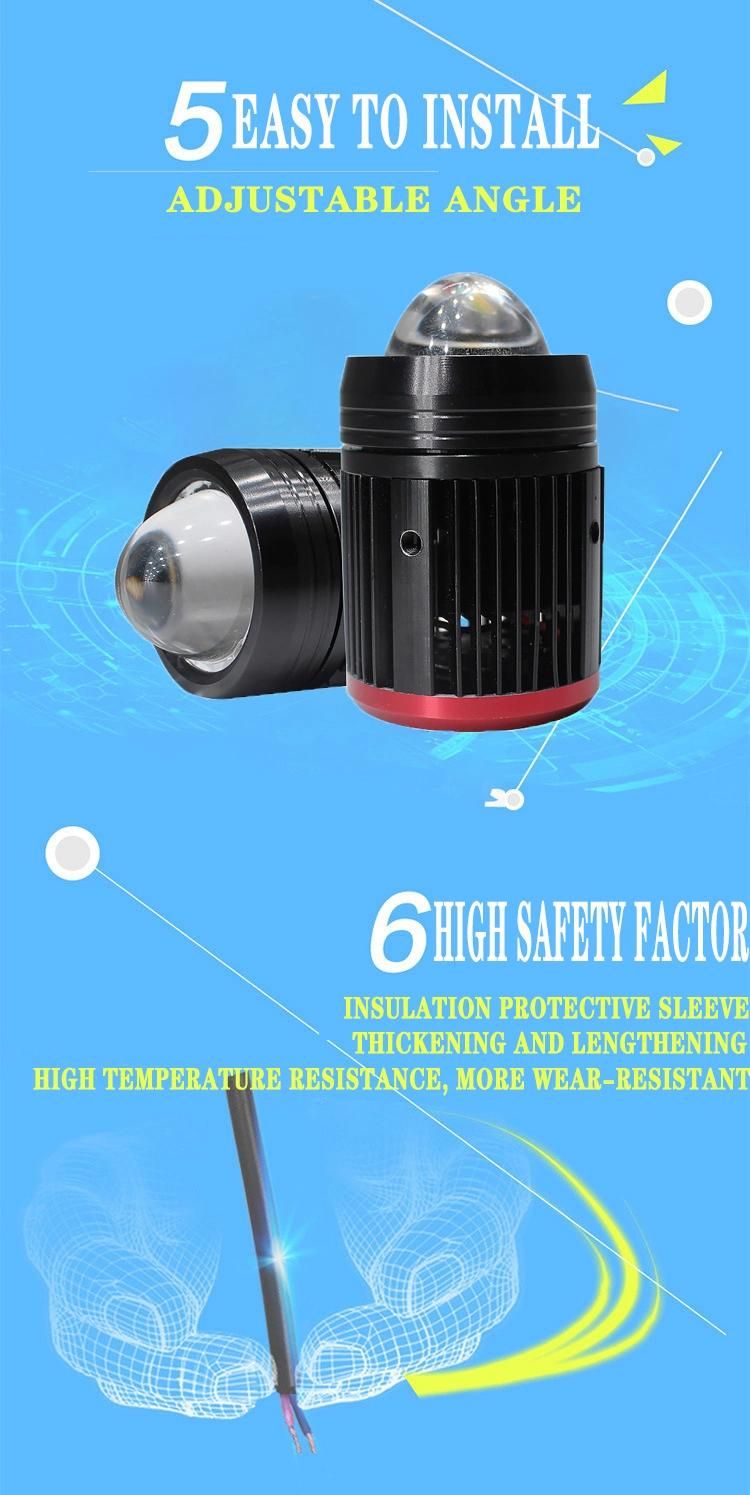 2020 Newset U9 LED Projector Lens Headlights 5200lm Car LED Headlight Bulbs High Low Beam Powerful of Car Headlight