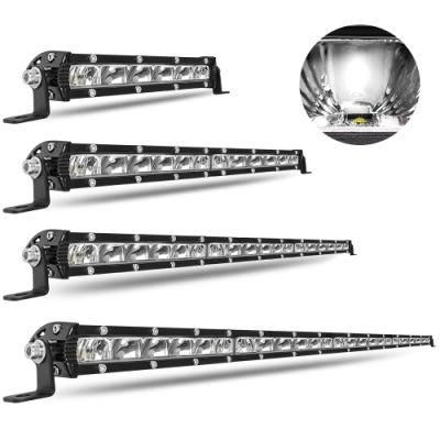 Factory Price IP67 Single Row 8 Inch 14&quot; 20&quot; 26&quot; Combo Beam Offroad Car LED Light Bar