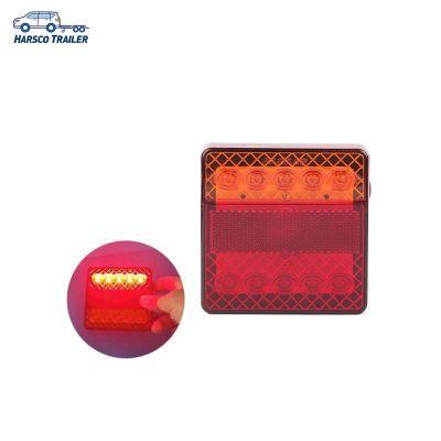 10LED Square Trailer Tail Lights