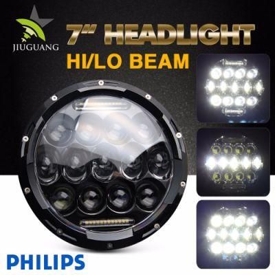 Angel Eyes Wholesale 75W Round 7&prime;&prime; LED Jeep Headlight Offroad