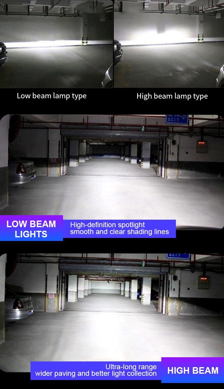 Super Brillante 8000 Lú Menes 60W Auto H7 H4 C6 Ventilador LED Auto 9005 9006 H11 H7 H4 Coche H4 C6 Faros LED C6