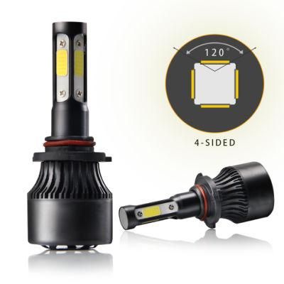 LED Headlight Conversion Kits High Output Multi Sided 360 Cool White H7 LED Car Bulbs H4