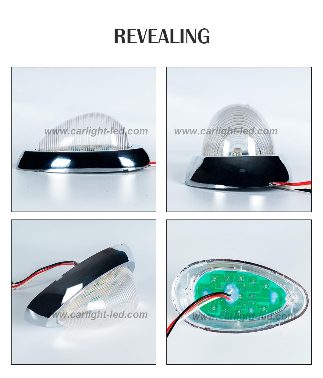 Oval Side Marker and Turn Signal Sealed Light