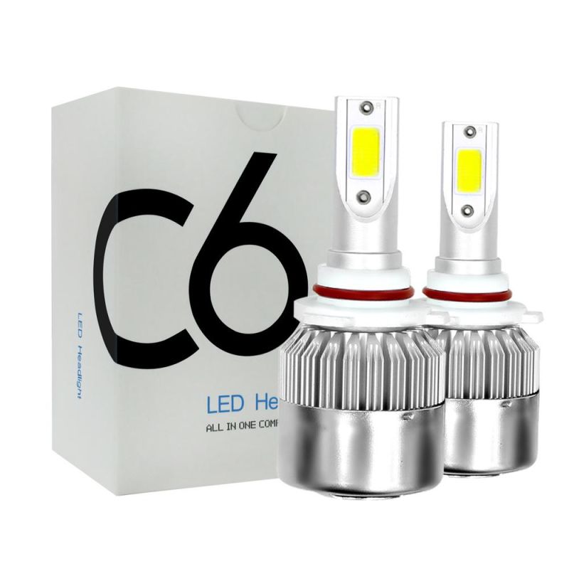 Wholesale Cheap 9006 Hb4 C6 LED Headlamp Light 72W 8000lm