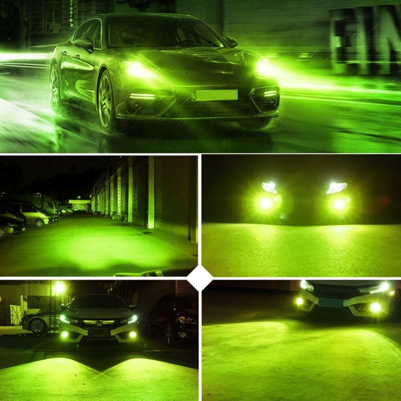 Powerful Super Bright LED Headlight Z3 H7 Auto Lamp Car Automobiles LED Head Lamp 12V 45W 8000K Green Lamon Light 30000 Hours