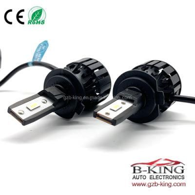 Small Size H7 6000lm 6500K Car LED Headlight Bulb