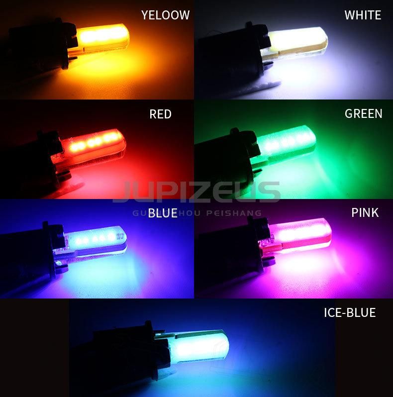 T10 LED COB Lamp Waterproof 12V Silicone 194 168 W5w T10 Reading Light for Car