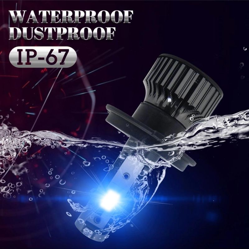 Powerful Super Bright LED LED Headlight H4 Auto Lamp Car Automobiles LED Head Lamp 12V 24V 8000K Blue Light