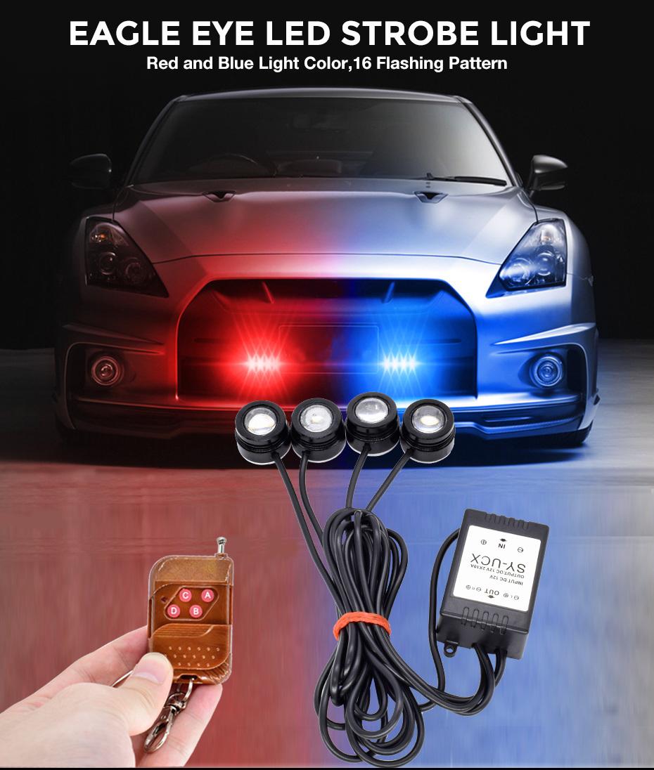 23mm Strobe Eagle Eye Multi Color Optional for Car Turn Signals Daytime Running Lights Eagle Eye LED