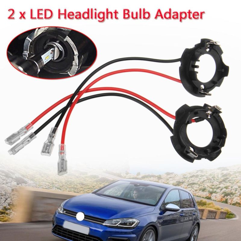 H7 LED Headlight Bulb Holder Retaining Clip Base Headlamp Socket Adapter for Volkswagen for VW for Golf 5 Mk5 Gti for Jetta