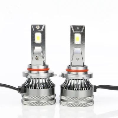 V15 Super Bright Auto Car Light Bulbs 4500lumen S1 Csp Fanless 9005 H7 LED Headlight Bulbs H4 9005 9006 for BMW