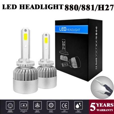 Best Supplier of Driving Light H1 H3 H4 H11 COB Chip Auto Headlamp H7 880 9005 9006 LED Car Conversion Kit Car LED Light