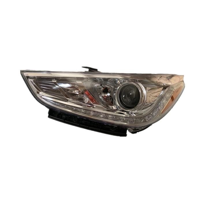 Auto LED Head Lamp for Hyundai Accent′ 17 White with Yellow Corner 92101-H6500 92102-H6500 Headlight