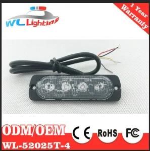 4 LED Side Indicator/Marker/Clearance LED Lights 24V for Truck