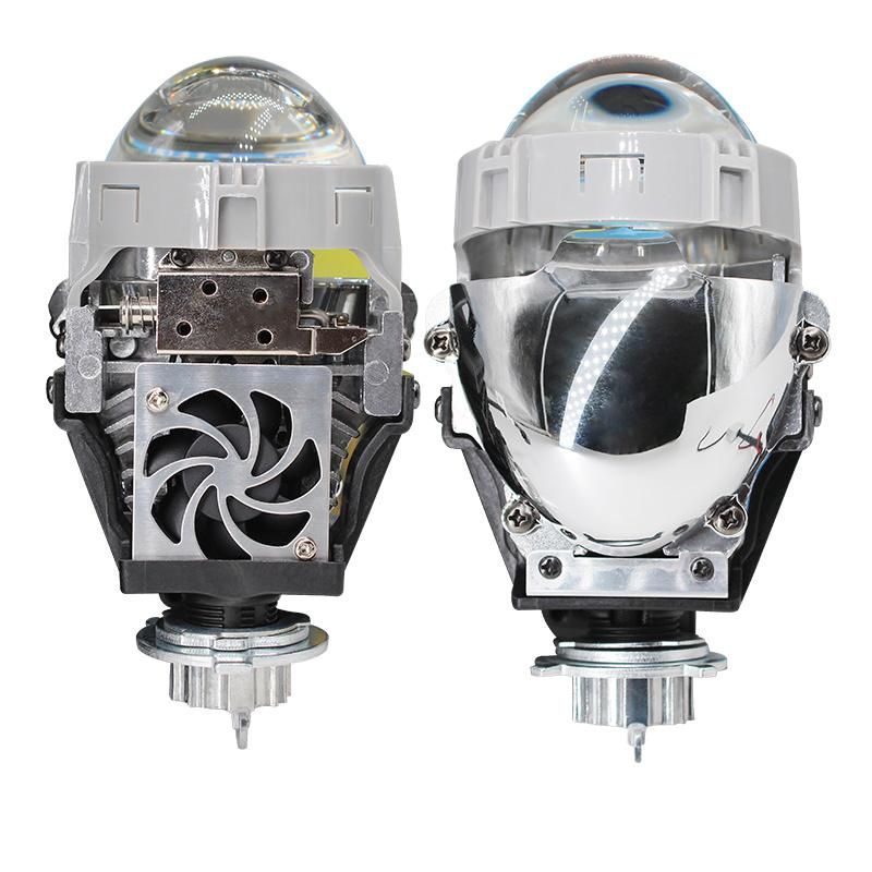 High Power 6500K 12V Car Lamp Rx9 Bi LED Projector Lens Front Light