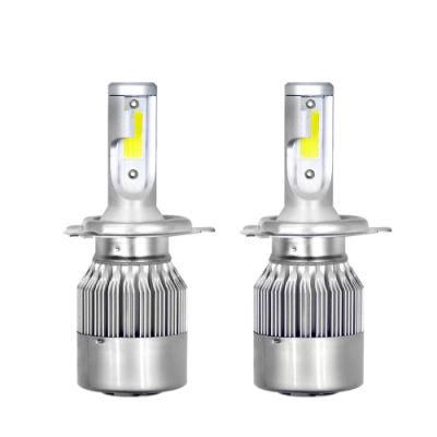 LED Headlight LED Headlight Bulb H1 H3 H7 H11 9005 9006 7200lm LED Car Doubl E Headlights C6 H4