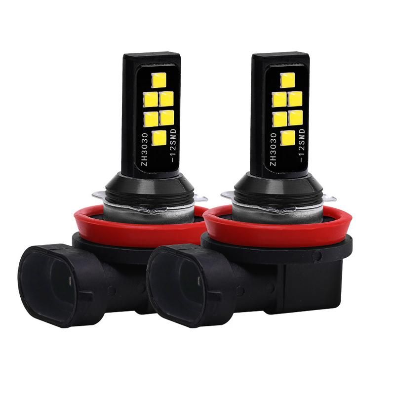 High Power 100W Fog Light Car Auto Front Fog Driving Light Bulb 6000K Bulb Lamp Light
