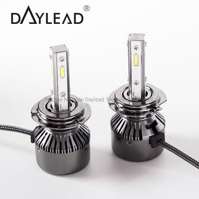 Factory OEM H4 H7 High Power 35W 7000lm High Low Beam Car LED Headlight Bulb