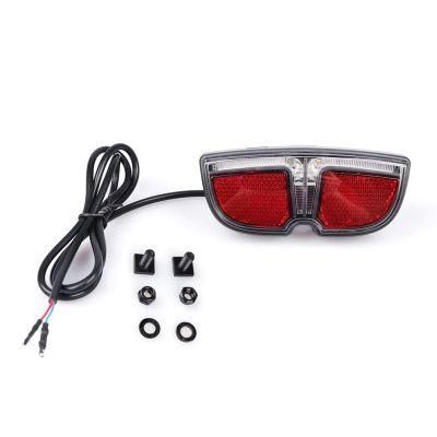 6V LED Ebike Tail Light for Bafang MID Drive Crank Motor Kit Electric Bike Rear Rack Brake Lamp