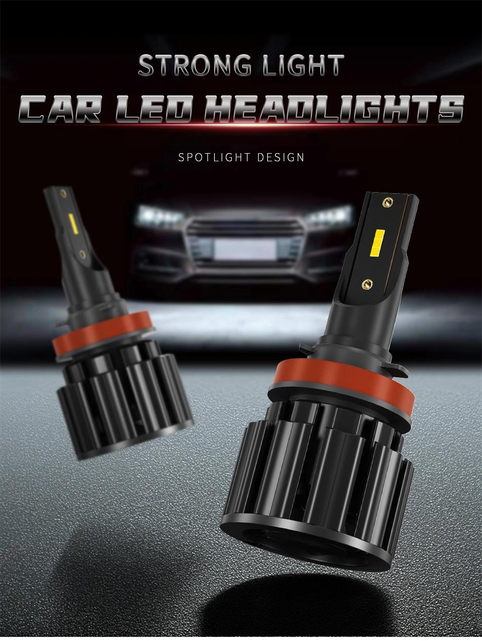 Strong Light 12V 50W Car LED Headlights H1 H3 H4 H7 H11 9005 9006 Bulbs S8 LED Spotlight for Car