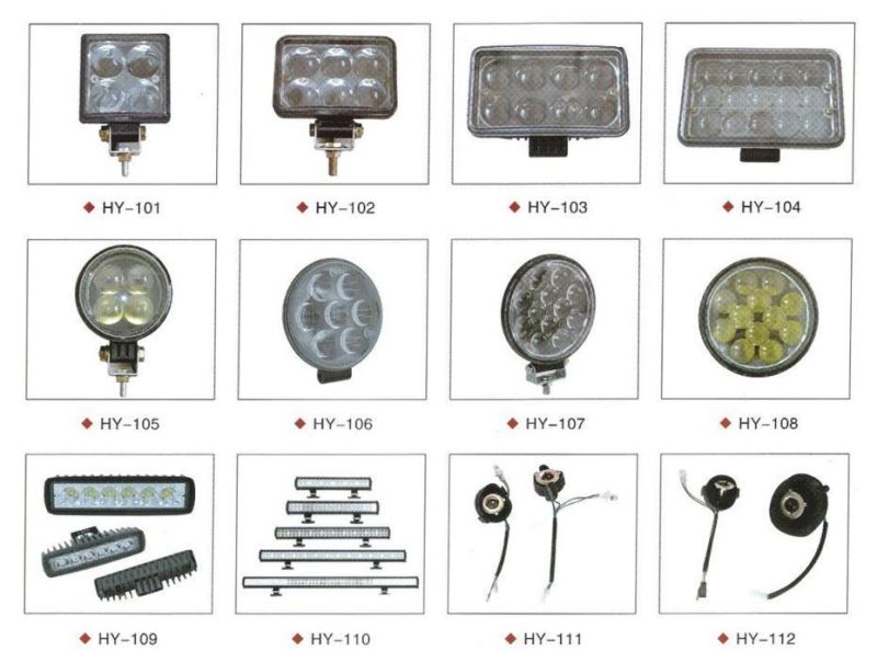 Auto Parts Car Light Work Light off Road LED Lights