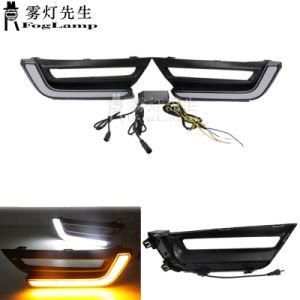 Car LED DRL Front Daytime Running Light Fog Turn Lamp Set for Honda CRV Cr-V 17-18