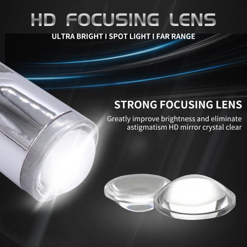 60W 4000lm Mini Lens Small Projector Car Lights LED Headlight H4