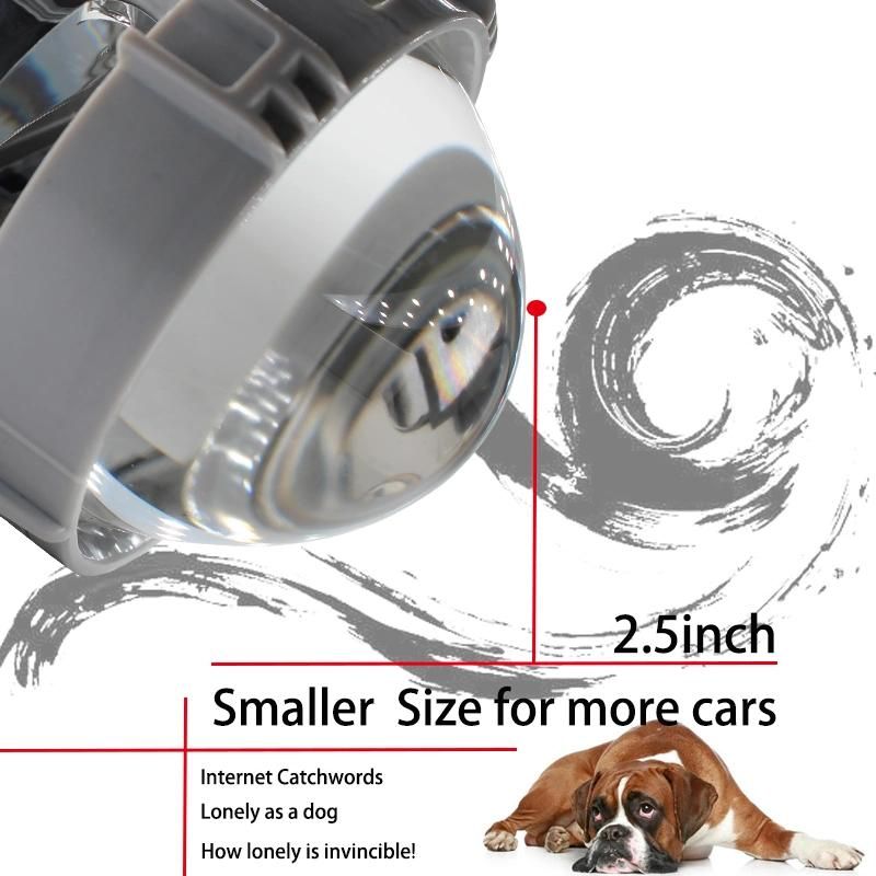 Lightech Auto Mini H1 Model LED Bi Projector Lens Rx9 Retrofit Headlight H7 H11 H4 Refit