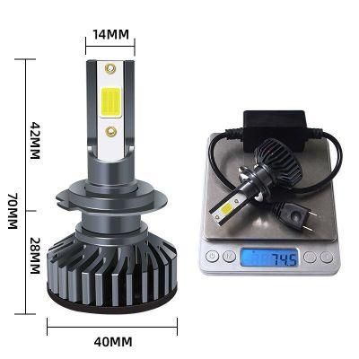 High Power F2 -COB9005 9145 H10 COB Chip 8000K Ice Blue 5500lm LED Headlight Bulb 2PCS Auto Lamps LED Headlights