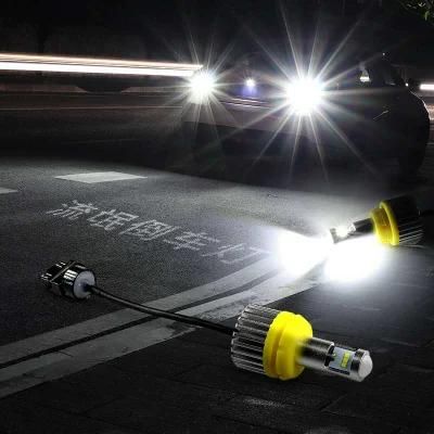 T15 LED Auto Brake Lights 21/5W Car DRL Lamp Stop Bulb Turn Signals White 12V 22W