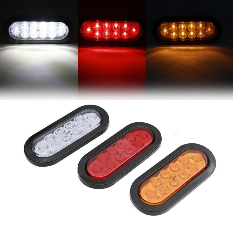 10LED Oval Side Marker Lamp Truck Trun Signal Tail Light