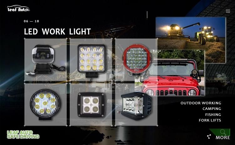 20W 80W 100W 120W 160W 180W 240W 260W Offroad LED Work Light Bar 13" 17" 20" 27" 30" 40" 42 Inch 4X4 4WD Car 12V Bar Light