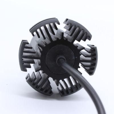 Waterproof High Low Beam X3 LED Zes Chip LED H7 Headlight Bulbs Multi Colors Fanless LED Headlight