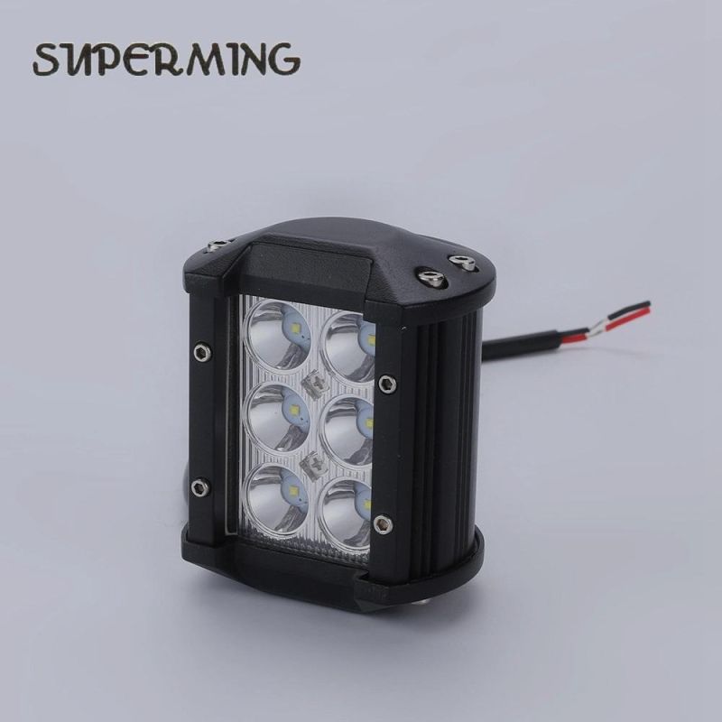 Wholesale4inch Flood Beam LED Light Bar 18W Waterproof for Truck Pickup SUV Motorcycle Auxiliary Lighting