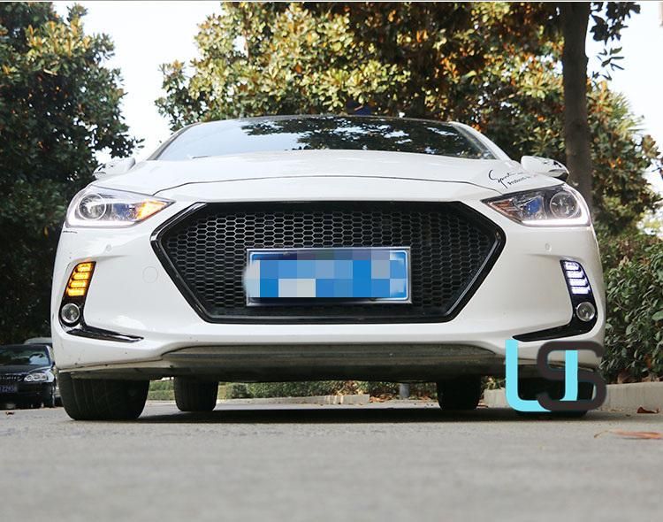 Daytime Running Light Modification Front Fog Lamp for Hyundai Elantra