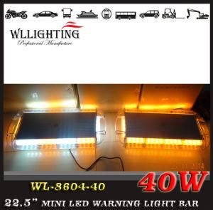 Mini 40W Amber LED Light Bars for Trucks
