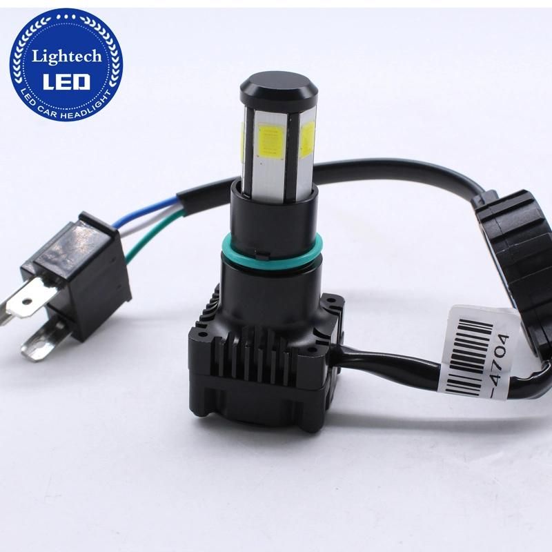 Mh4 Super Bright H4 30W 4 Sides COB LED Motorcycles Headlight