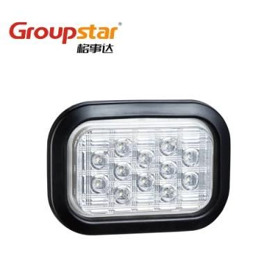 Factory Peice Adr E-MARK UV PC Rectangle 10-30V Jumbo Truck Trailer Tractor Stop Tail Lamp Trailer LED Light