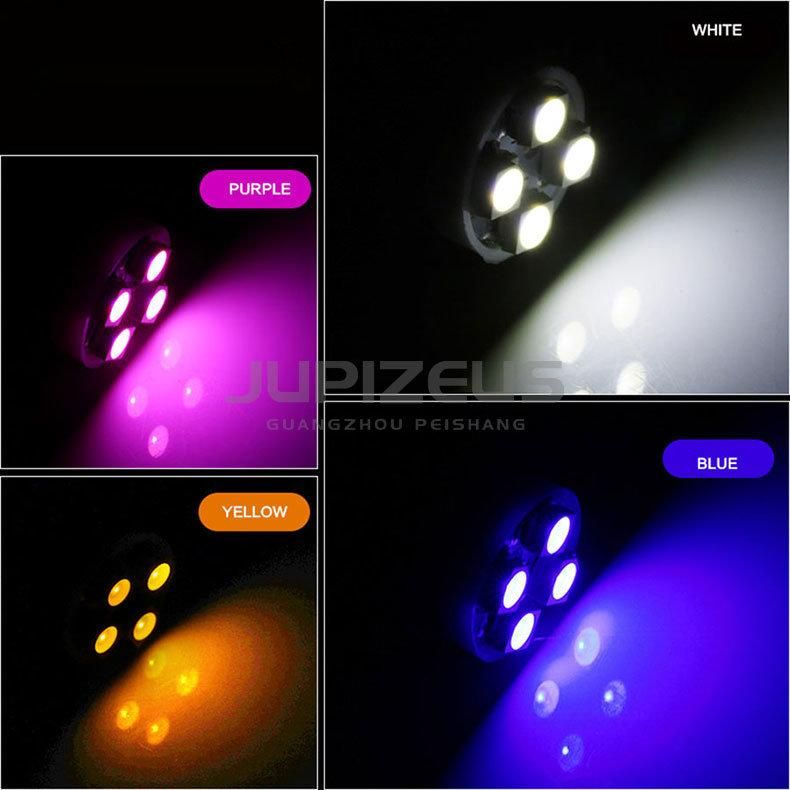 12V 4SMD 1210 194 W5w Pingo T10 LED Bulb for Car LED Pinball Colorful Reversing Lights Lamp