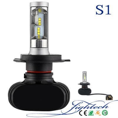 H4 H/L LED Headlight 8000lm LED Light with LED Driving Light and HID Ballasts