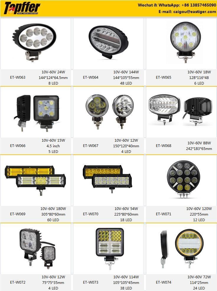 High Quality Factory Price Wholesale Car LED Lights LED Working Light Bar LED Offroad Light Bar Waterproof IP67