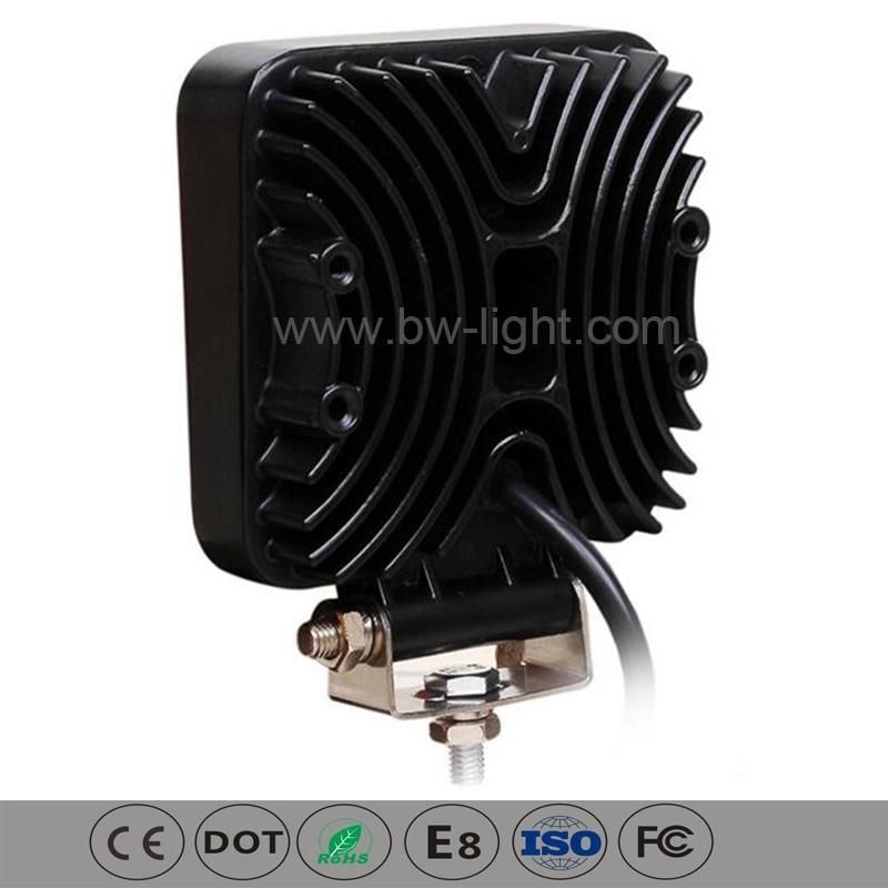 Square 15W LED Work Light for Truck ATV