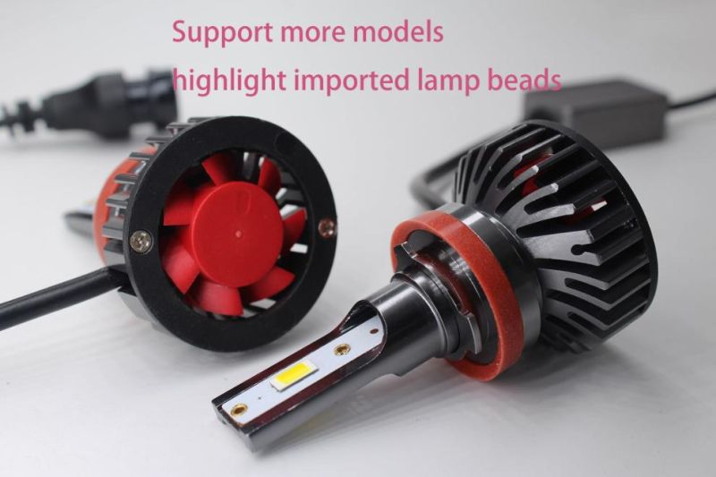 Best F2 Automotive LED Bulbs 12V DC 6000lumen LED Headlamp