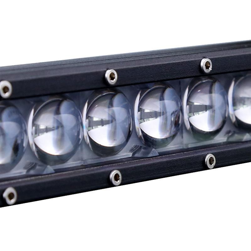 Brightest 120W 4D Lens LED Slim Driving Light Bar Lighting