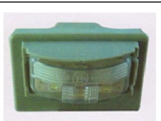LED 2&quot; Rectangle License Plate Lamp