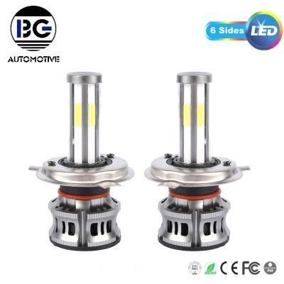 6 Sides H7 H13 LED Auto Light with Car LED Headlamp 9006 9005 H1 H3 5202 and H4 Bulb