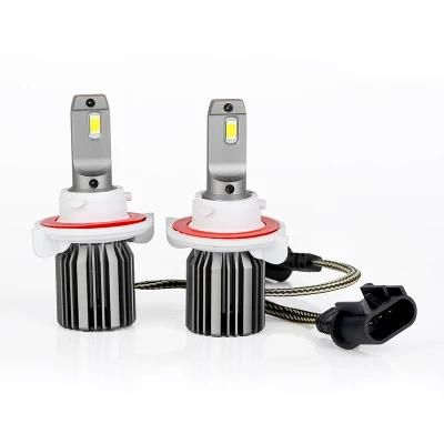 All in One LED Headlight Globes High Low Beam H13 9008 50W 6000lm LED