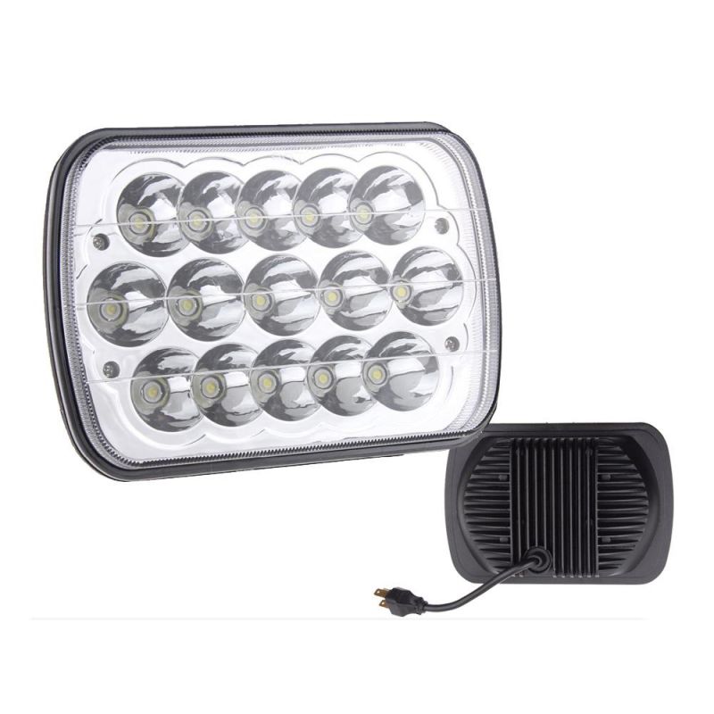 Hot Sale 7 Inch Universal Square LED Work Light Lamp for off Road High Power ATV Jeep Wrangler 4X4 RV Trailer Boat
